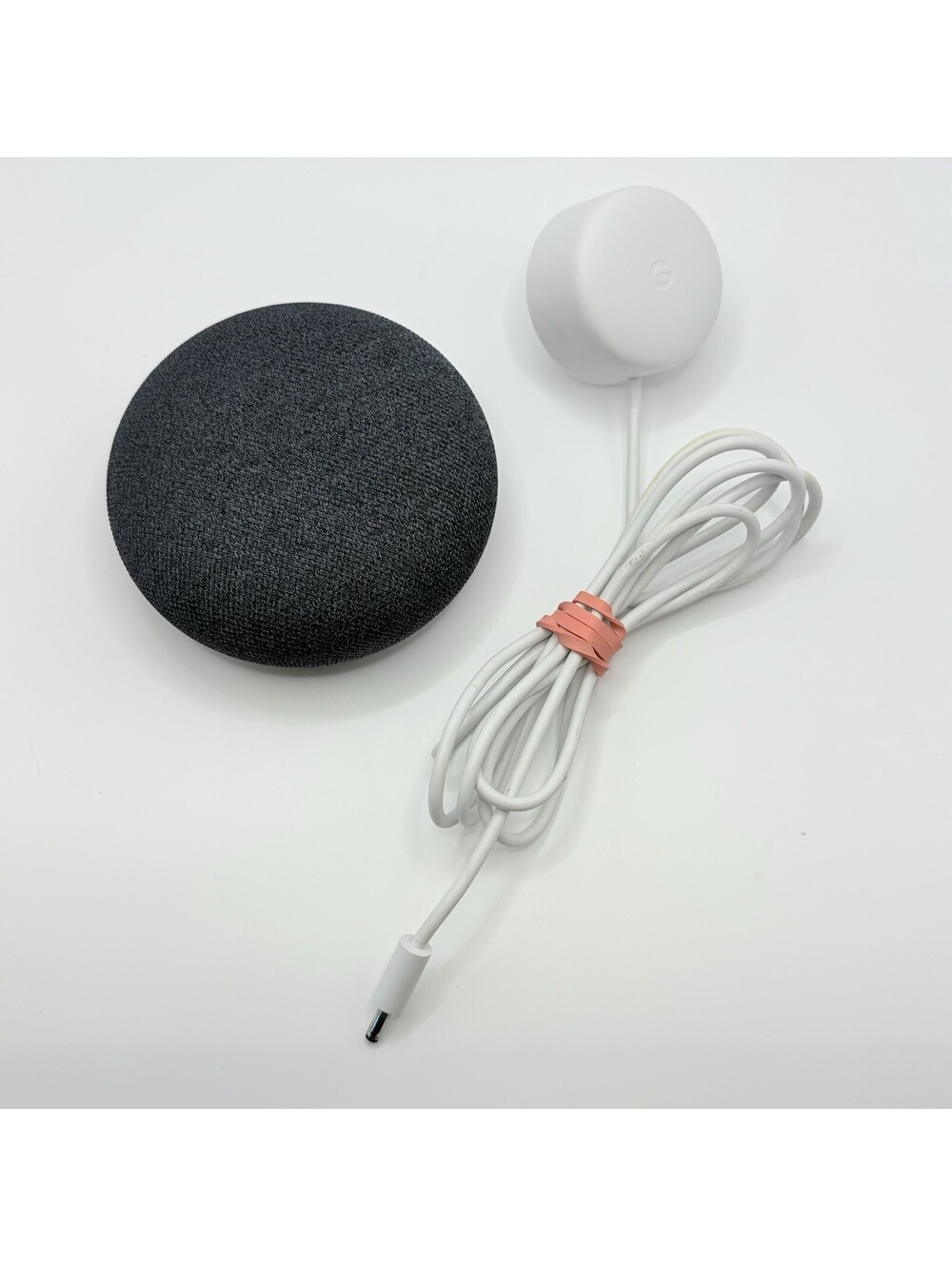 Google Nest Mini (2nd Gen)(H2C) Smart Speaker & Power Cord - Charcoal